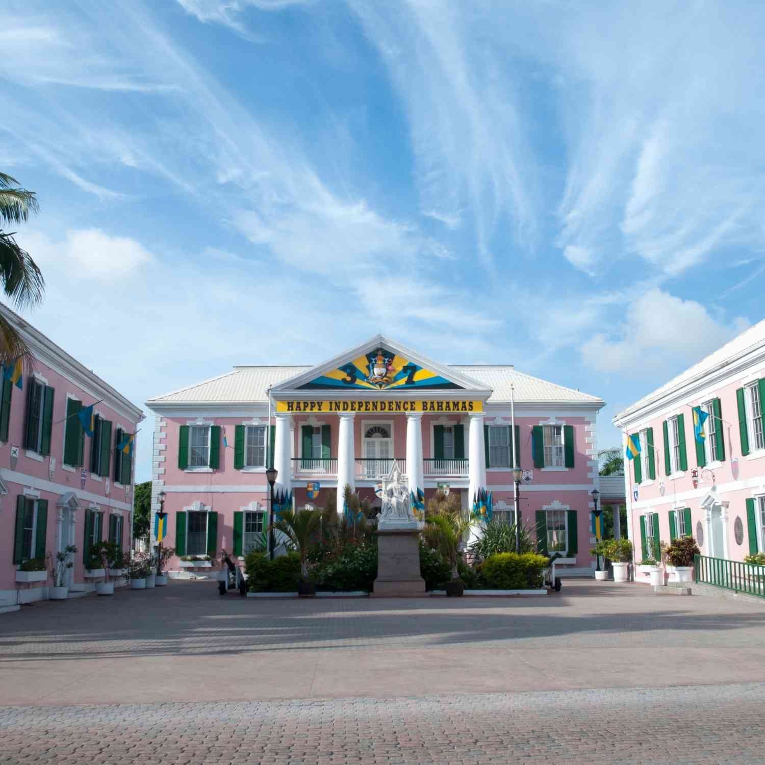 Parliament Square at the Bahamas House of Parliament