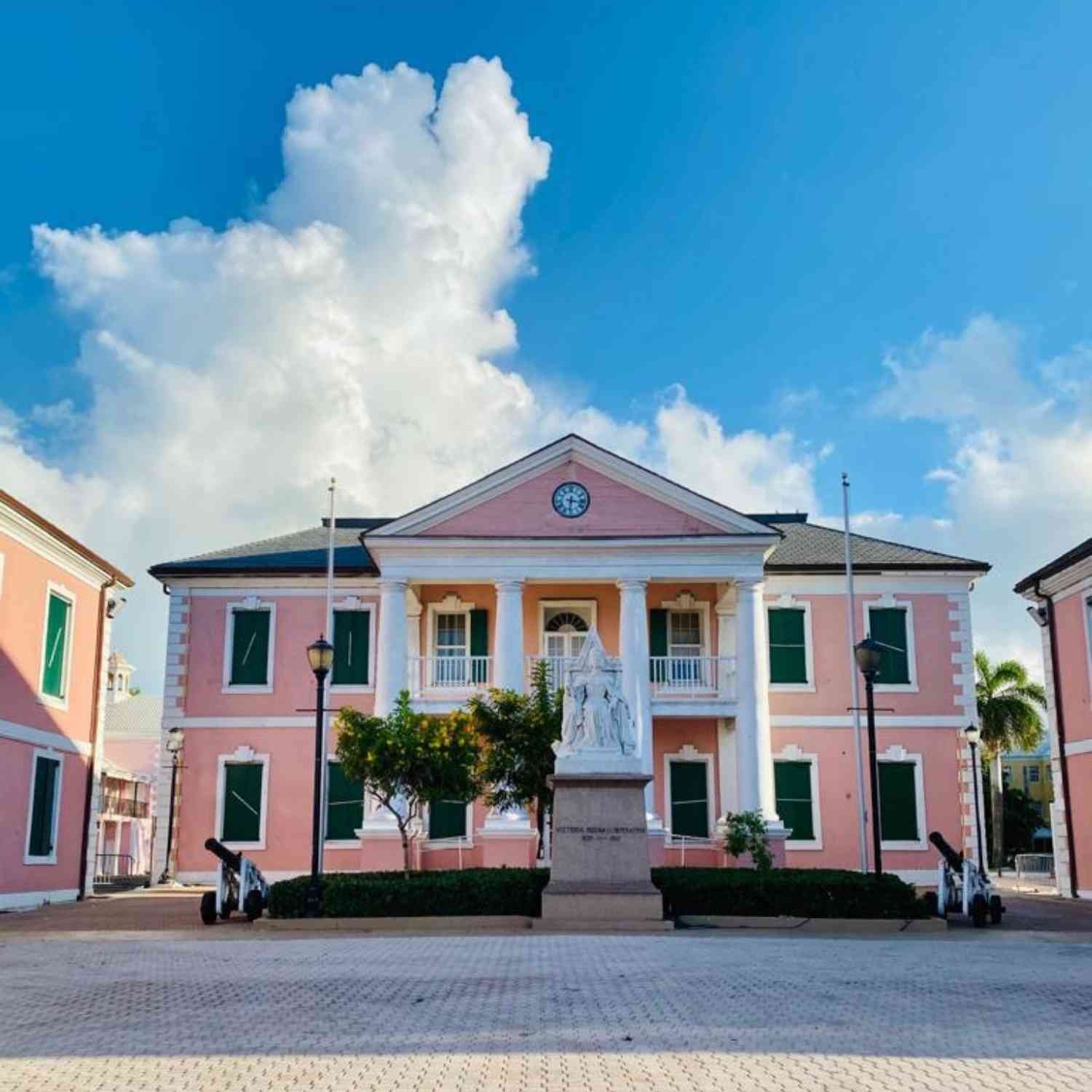 Parliament Square at the Bahamas House of Parliament