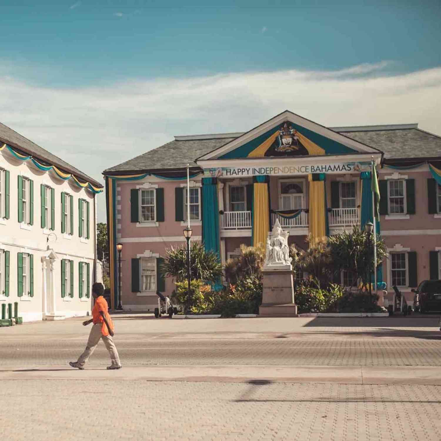 Parliament Square at the Bahamas House of Parliament